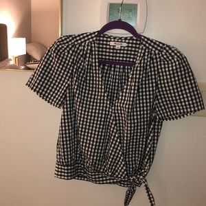 gingham madewell top